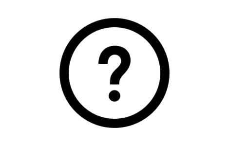 Icon Question mark for Tutorials